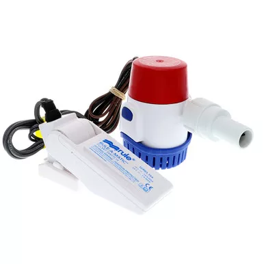Rule 500 GPH Standard 12V Bilge Pump Kit with Float Switch