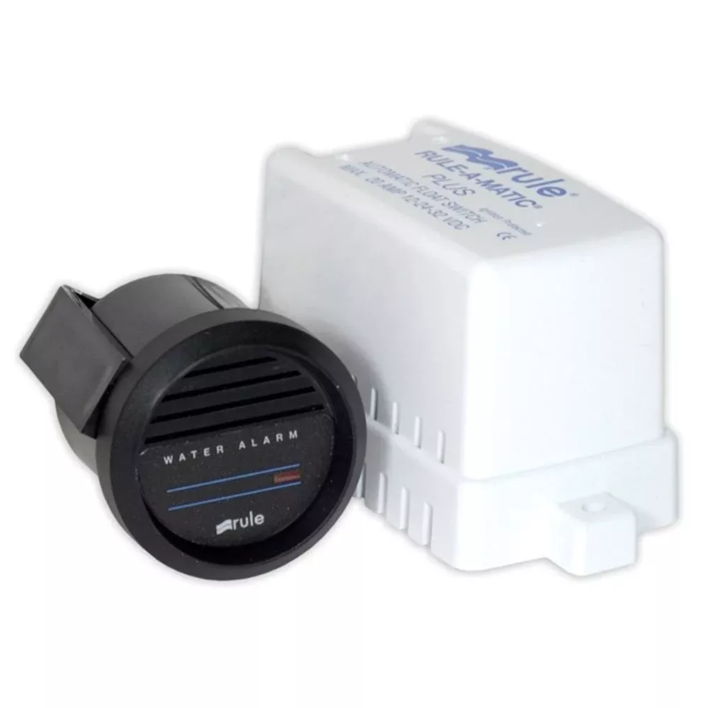Rule High Water Bilge Alarm w/Switch & Gauge – 24V