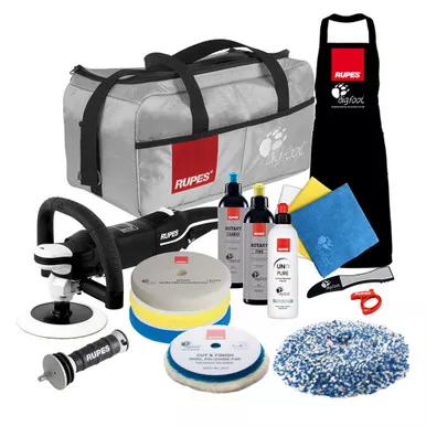 RUPES Bigfoot LH19E Rotary Polisher Complete Kit