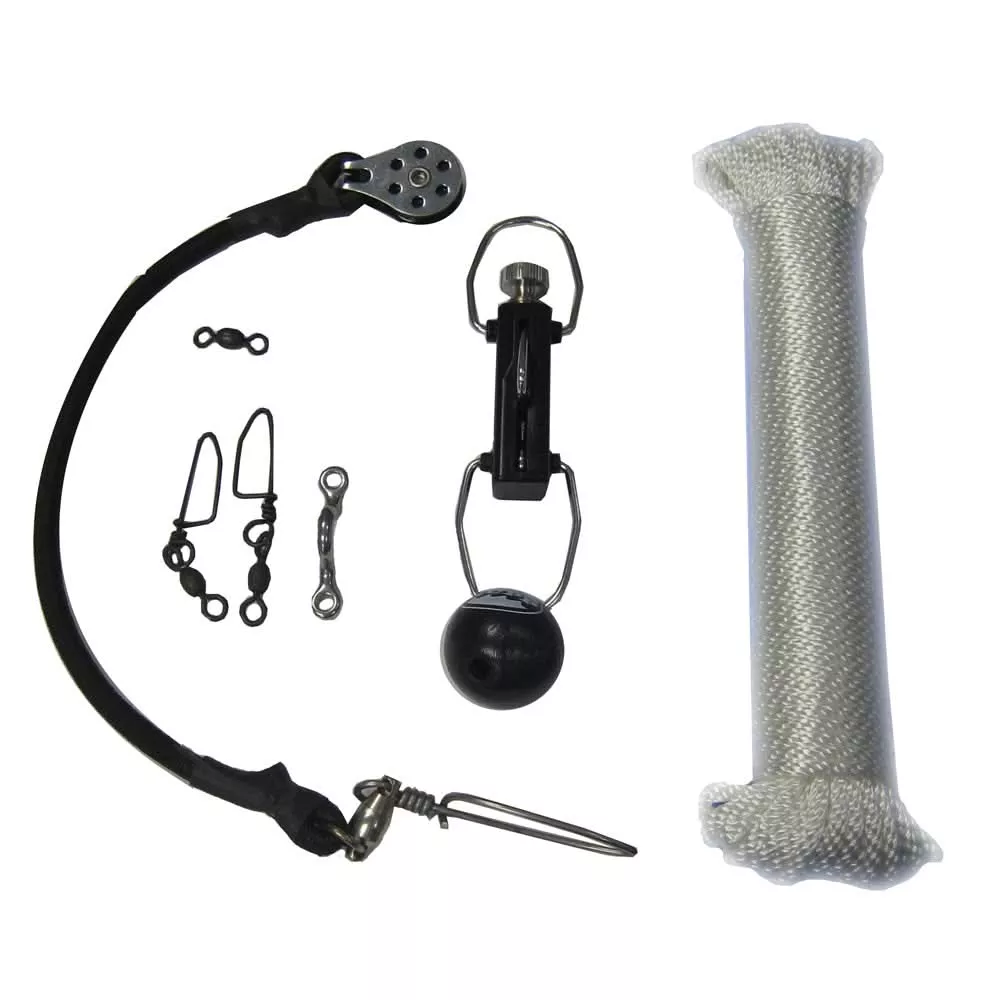 Rupp Center Rigging Kit w/Klickers – White Nylon 45′ | CA-0113