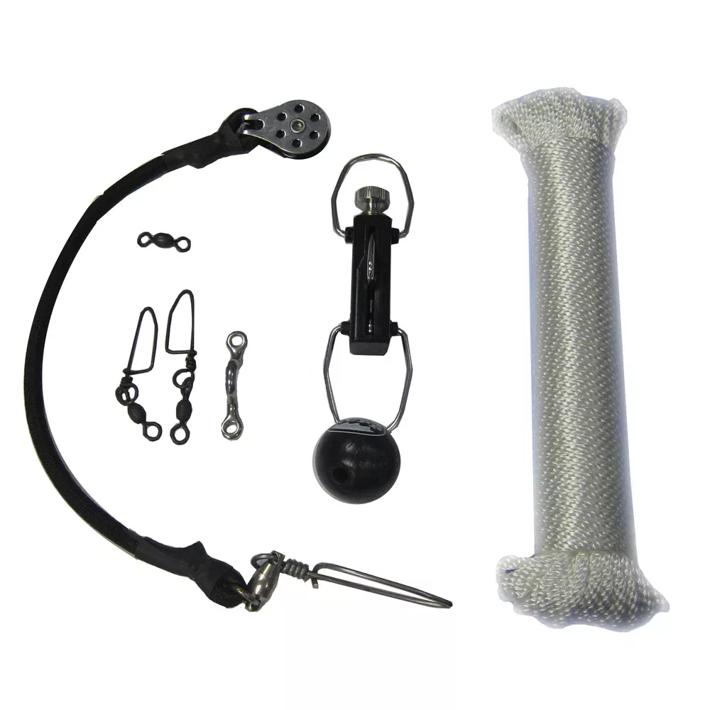 Rupp Center Rigging Kit w/Klickers – White Nylon 50′ [CA-0113]
