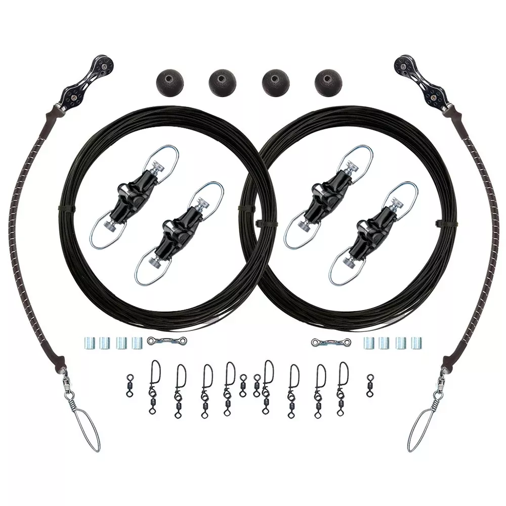 Rupp Double Rigging Kit w/Nok-Outs – 320 Black Mono [CA-0026-MO]