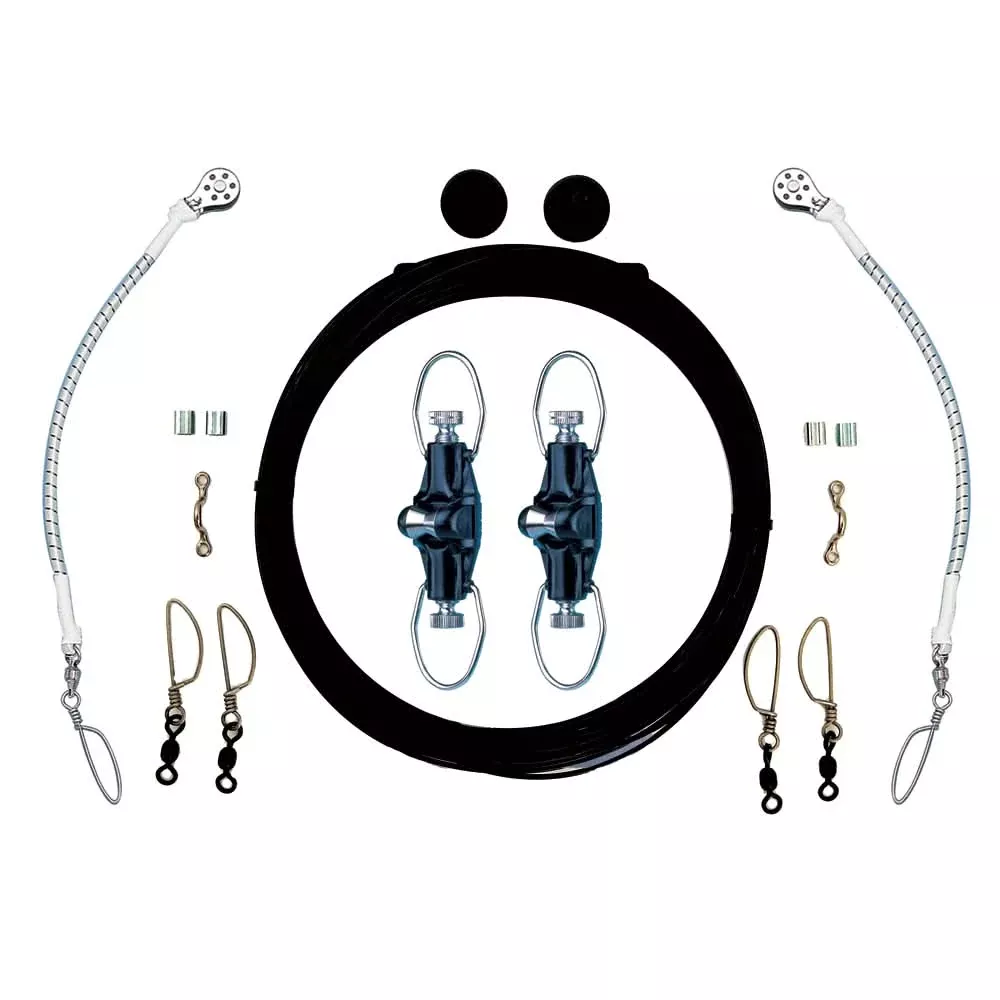 Rupp Single Rigging Kit w/Nok-Outs – Black Mono 160′ Lines | CA-0025-MO