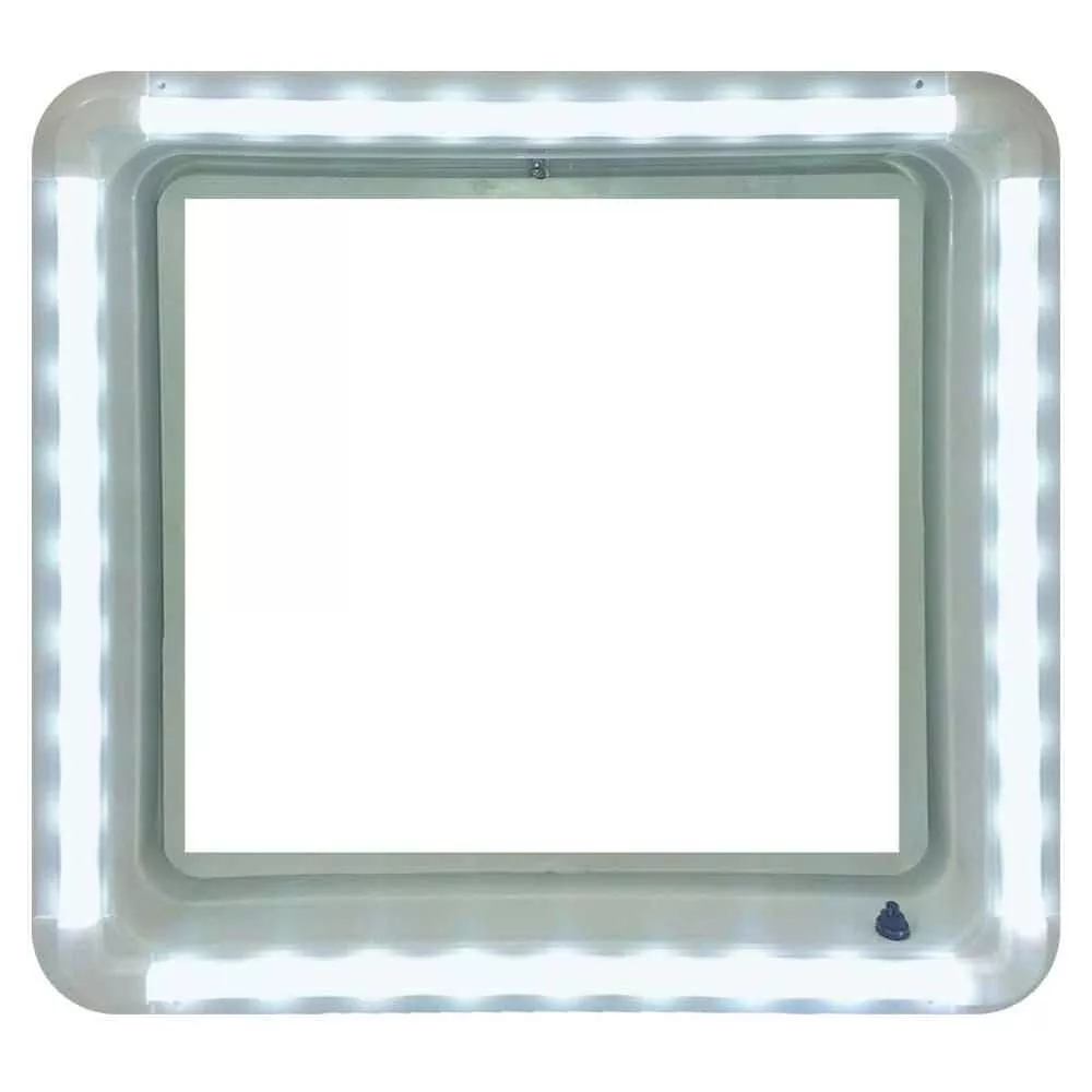 RV Chandelier LED Roof Vent Trim Ring- Cool White