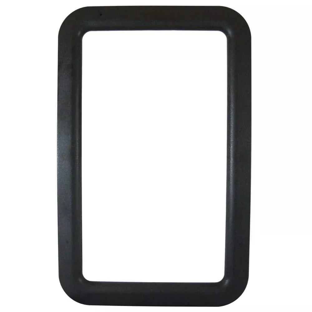 RV Entrance Door Window Frames - Exterior Black
