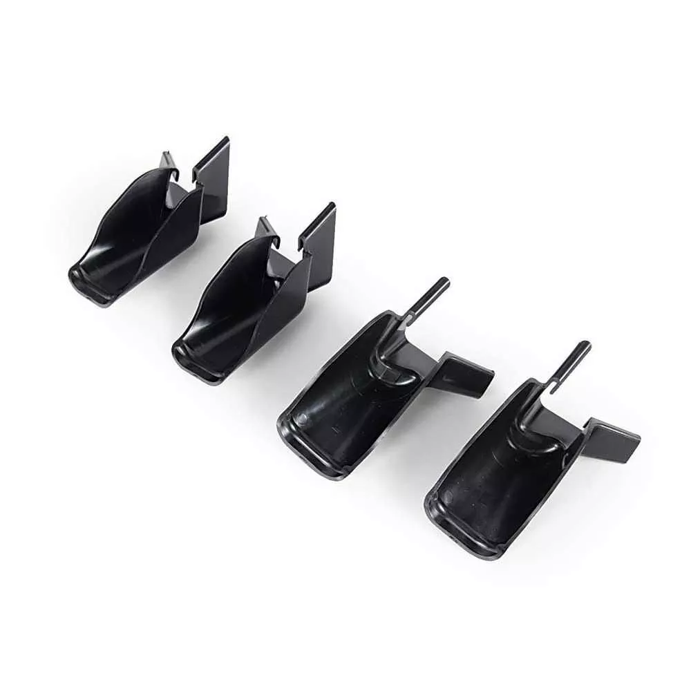 RV Gutter Extensions, Black