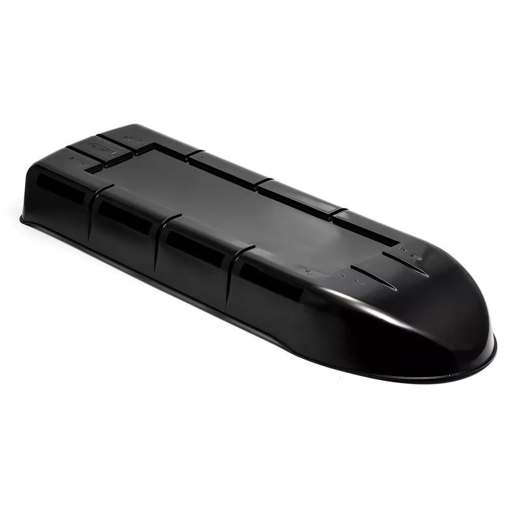 RV Refrigerator Vent Cover - Black