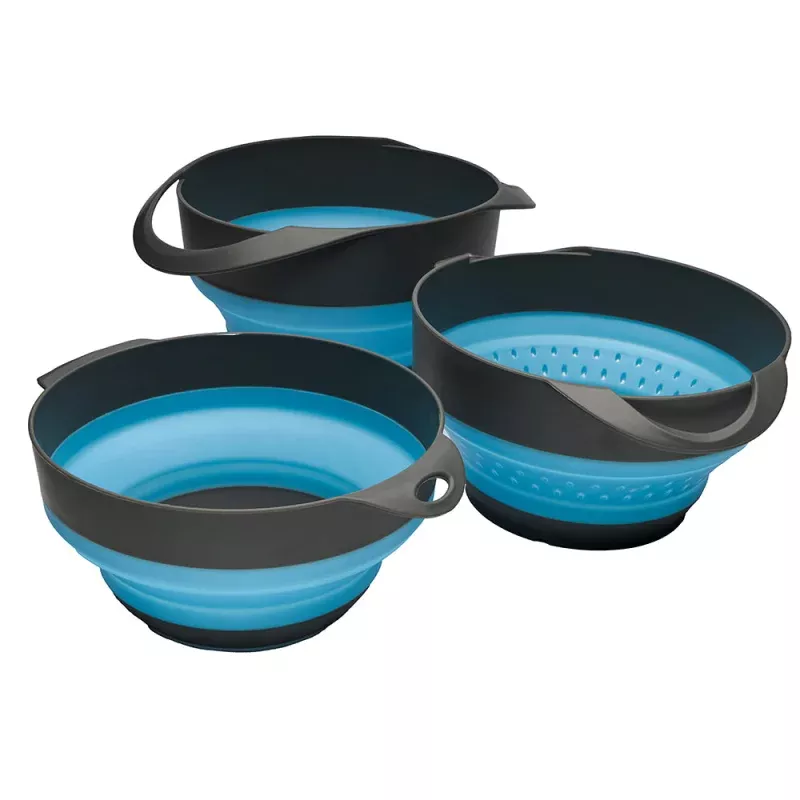 S.O.L. Survive Outdoors Longer Flat Pack BowlsStrainer Set