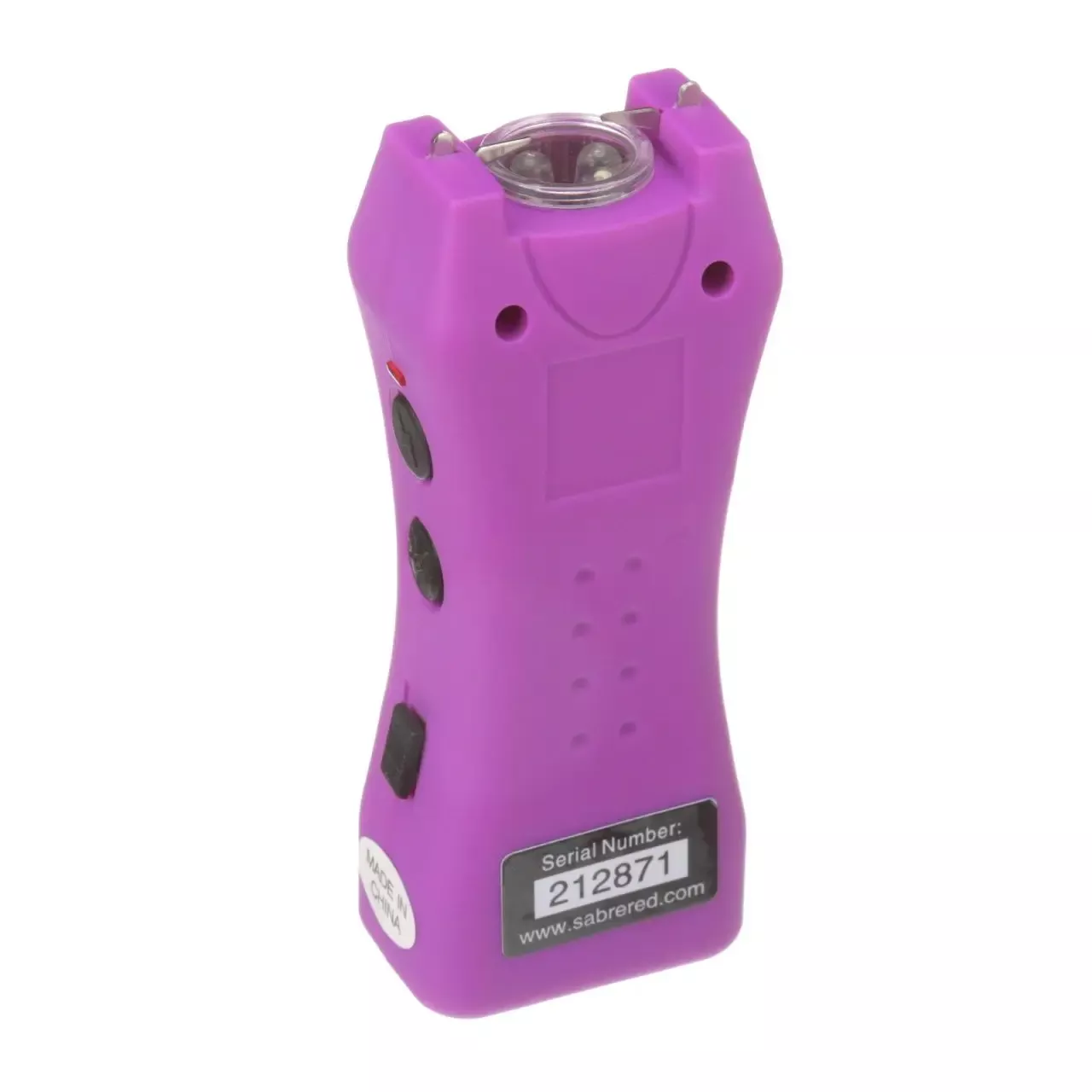 Sabre Dual Capacitor Stun Gun & LED Purple Flashlight