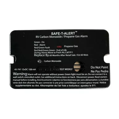 Safe-T-Alert 45-Series Black CO Propane Alarm