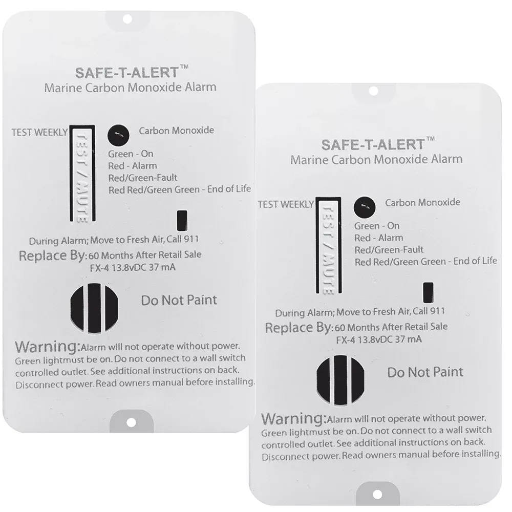Safe-T-Alert FX-4 Carbon Monoxide Alarm – 2-Pack