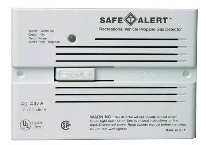 Safe-T-Alert Series Propane/LP Gas Detector - Flush Mount - White• 40-442-P-WT