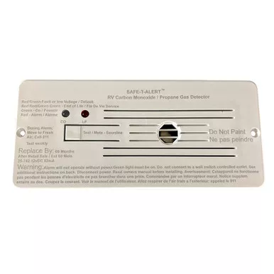 Safe-T-Alert White Flush Mount CO Propane Alarm