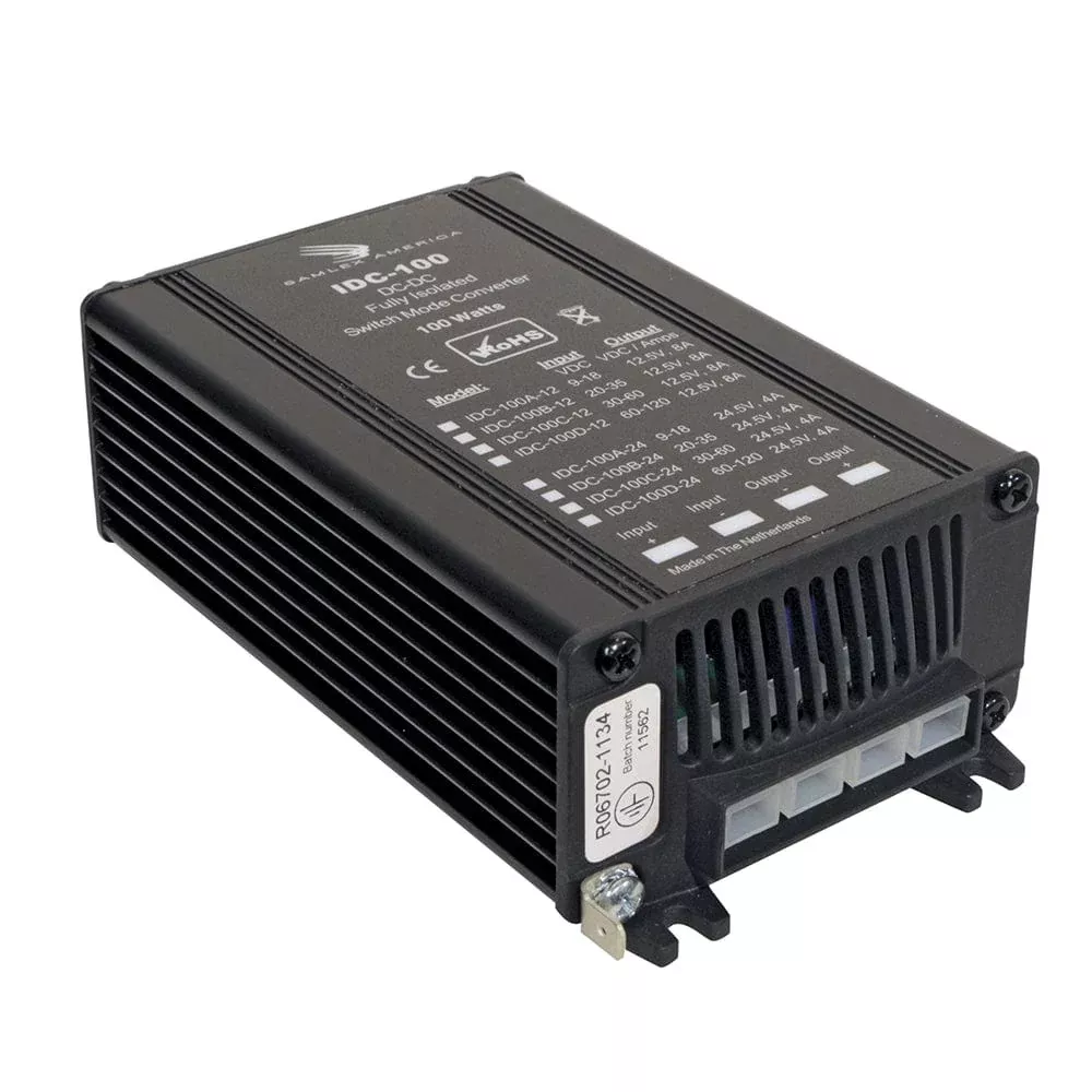 Samlex 100W Fully Isolated DC-DC Converter – 8A – 9-18V Input – 12.5V Output