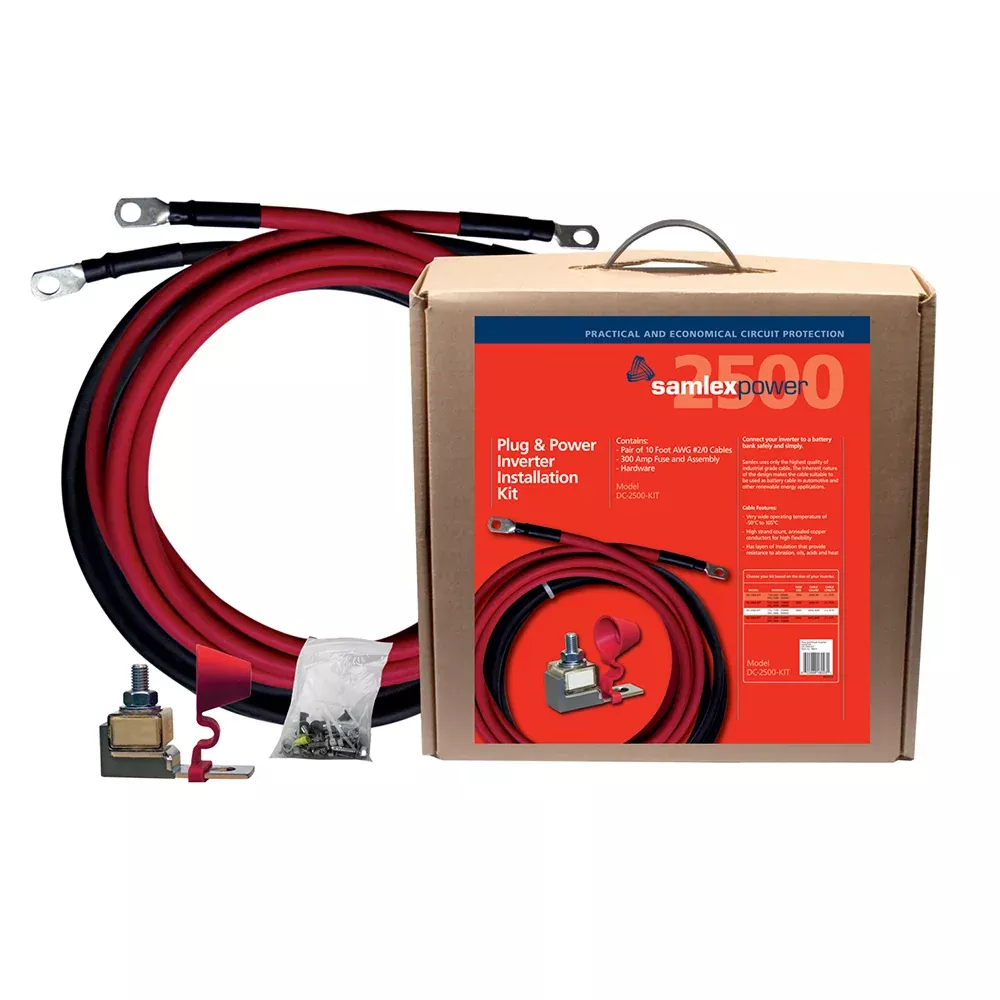 Samlex 300A Inverter Installation Kit f/2500W Inverter - DC-2500-KIT