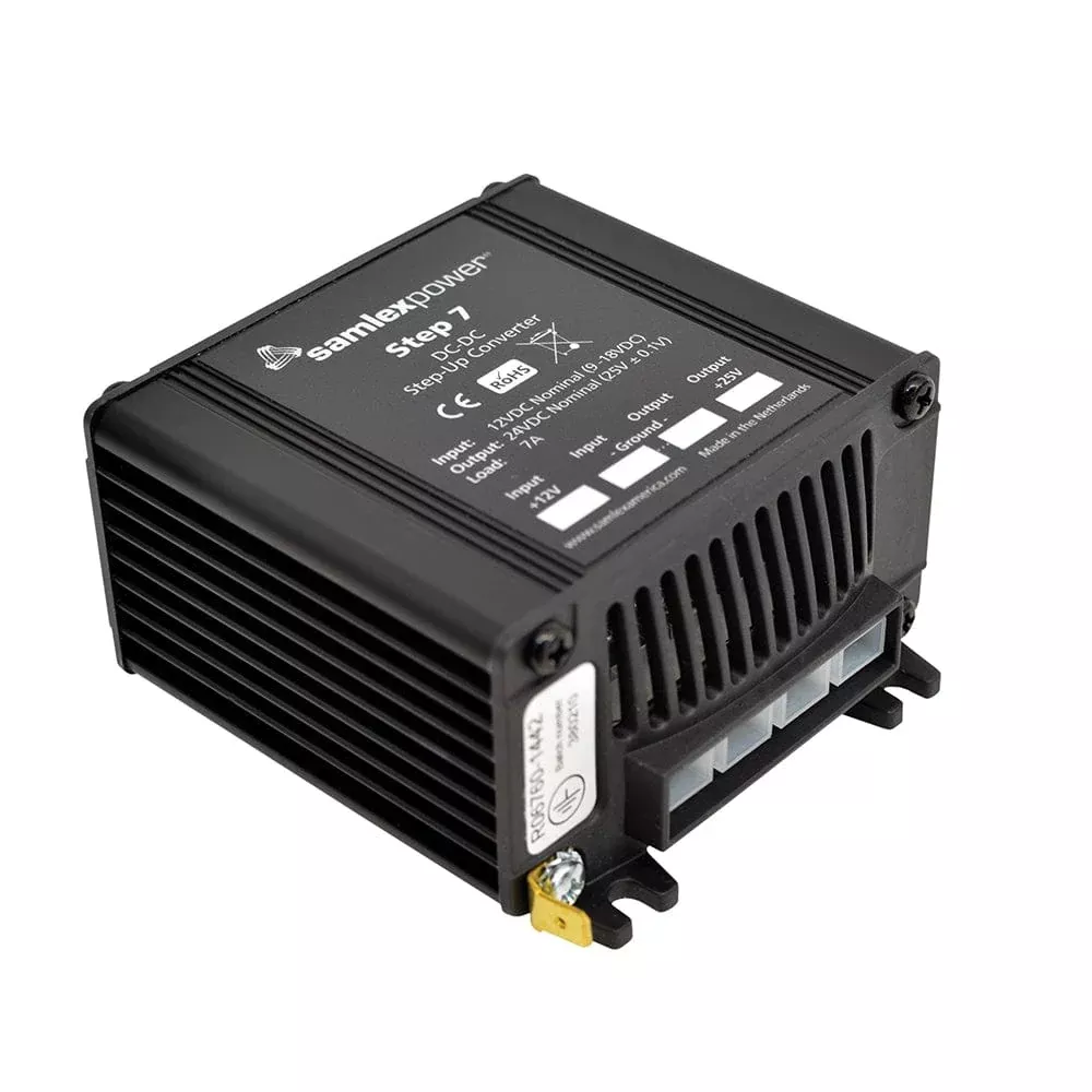 Samlex Step-Up DC-DC Converter – 7A – 9-18V Input – 24V Output