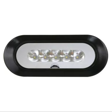 Scandvik Black Flush Mount Spreader Light