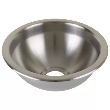 Scandvik Brushed SS Basin Sink, 11.5x5-Inch