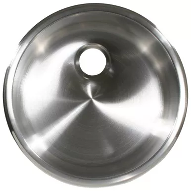 Scandvik Brushed SS Cylindrical Sink, 11.625x5-Inch