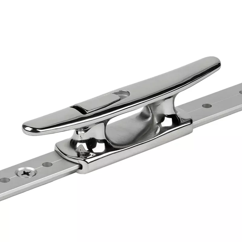 Schaefer Mid-Rail Chock/Cleat Stainless Steel – 1-1/4