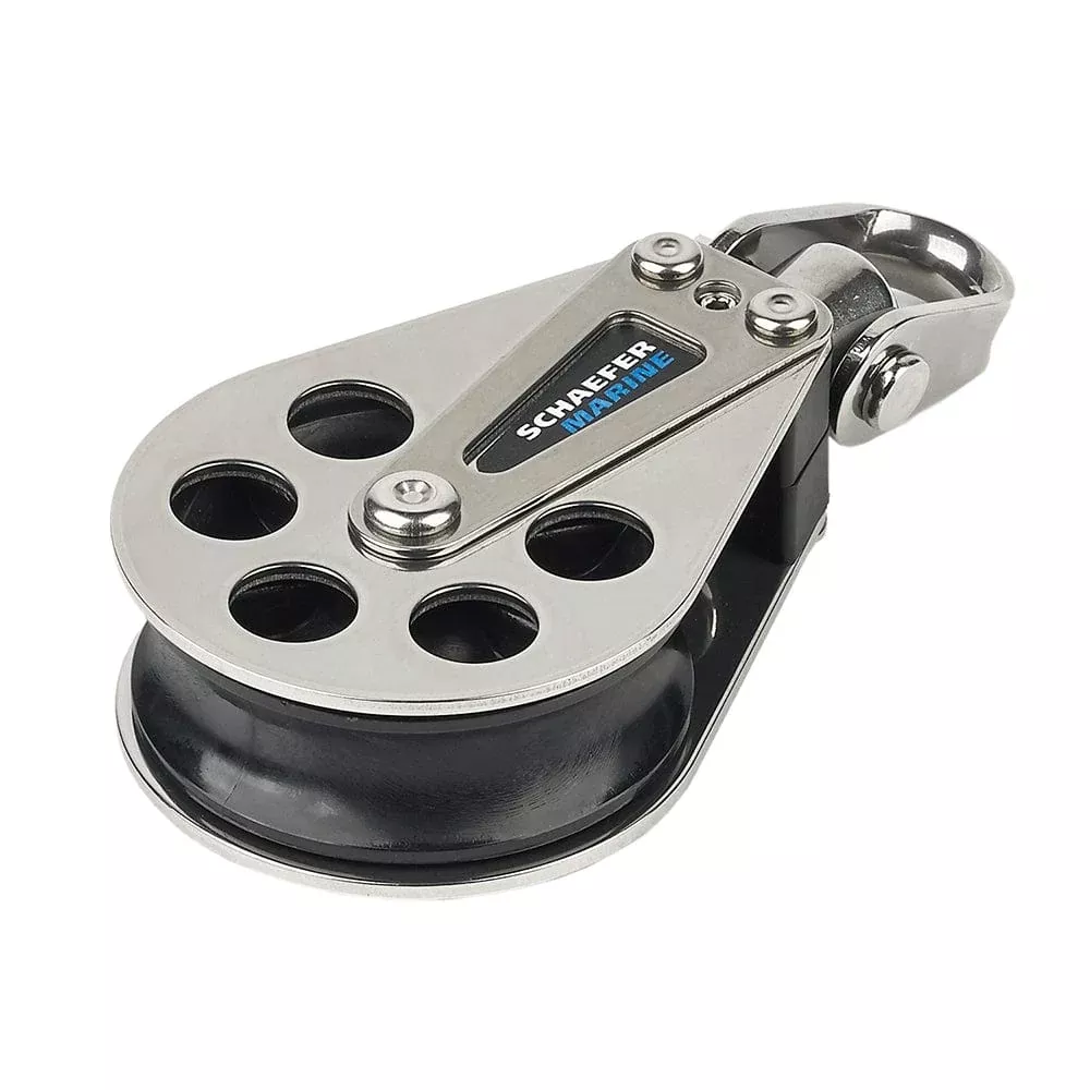 Schaefer Single Stainless Steel Block – 60mm Sheave