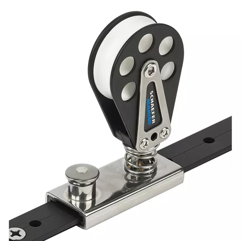 Schaefer Spring Loaded/Lined Slide/Aluminum f/1″ T-Track