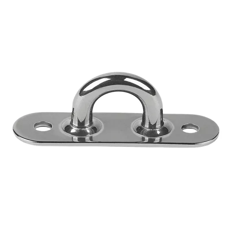 Schaefer Stainless Steel Welded Pad Eye – 2-1/4L x 5/8W