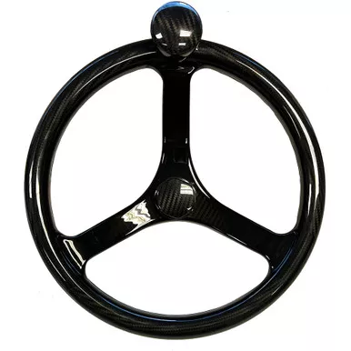 Schmitt Marine Carbon Fiber Primus 13.5-Inch Steering Wheel