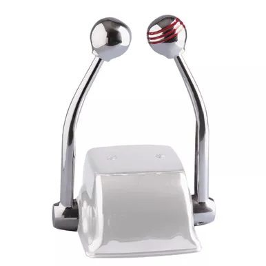 Schmitt Marine Control Arm Set with Red Throttle Knob