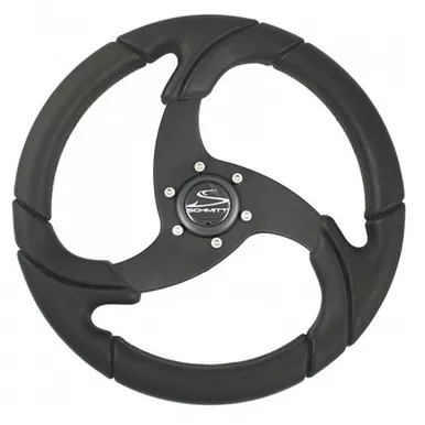 Schmitt Marine Folletto 14.2-Inch Black Polyurethane Wheel