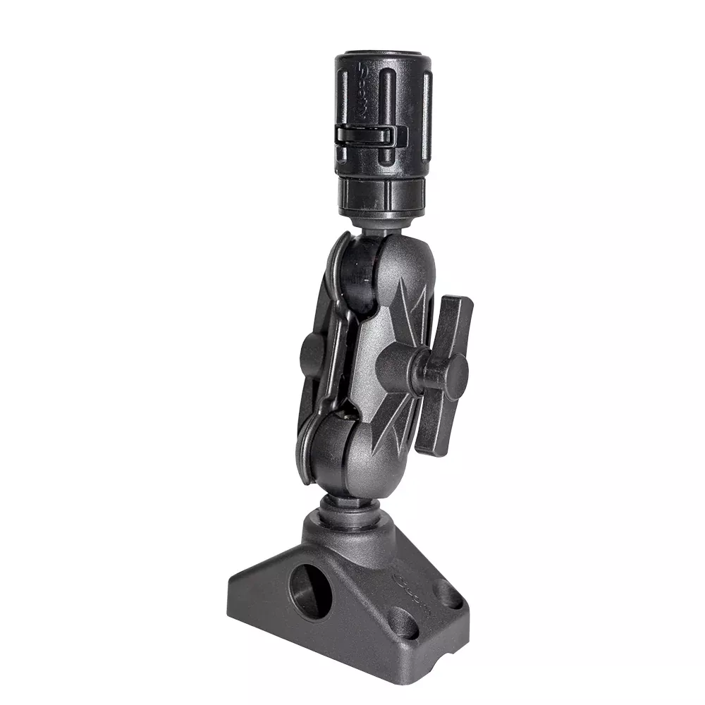 Scotty 162 1.5″ Ball Mount w/Gear Head Post241 Side Deck Mount [0162]
