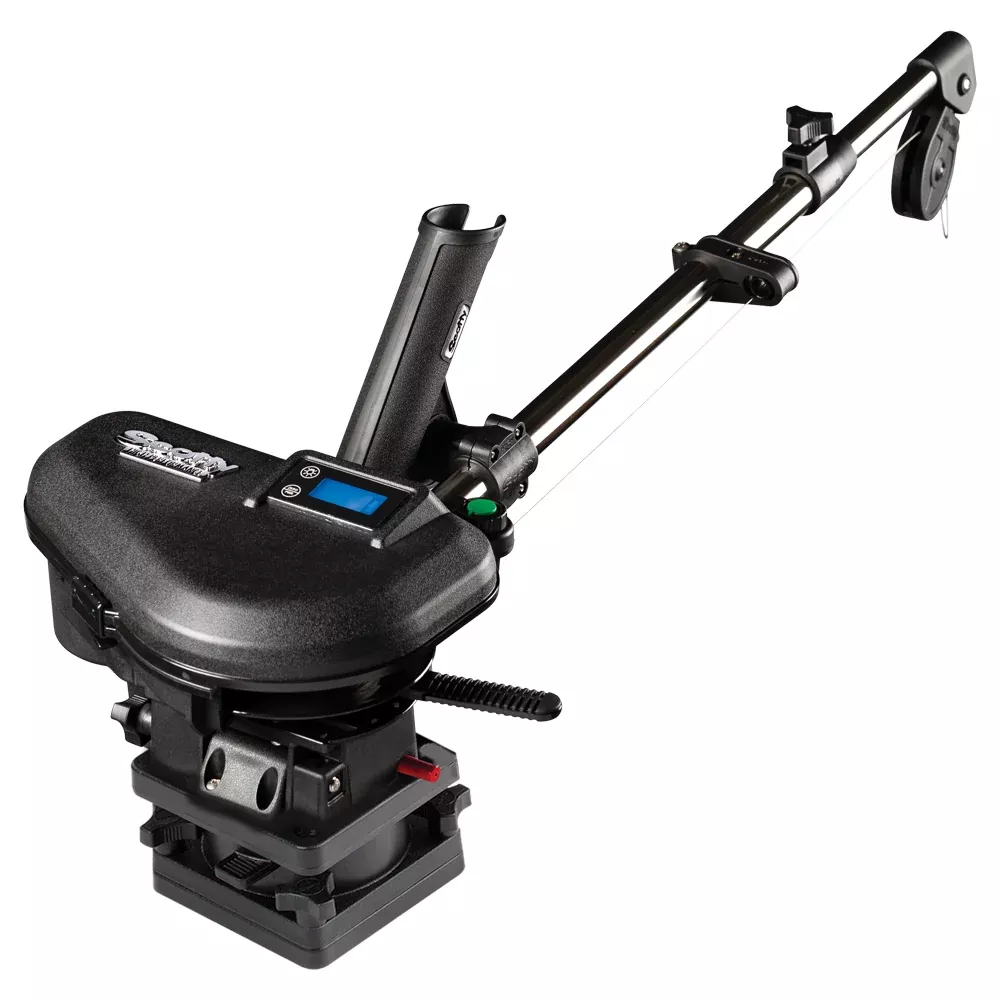 Scotty 2106 HP Depthpower Electric Downrigger 60 SS Telescoping Boom w/Swivel Base – Single Rod Holder [2106]