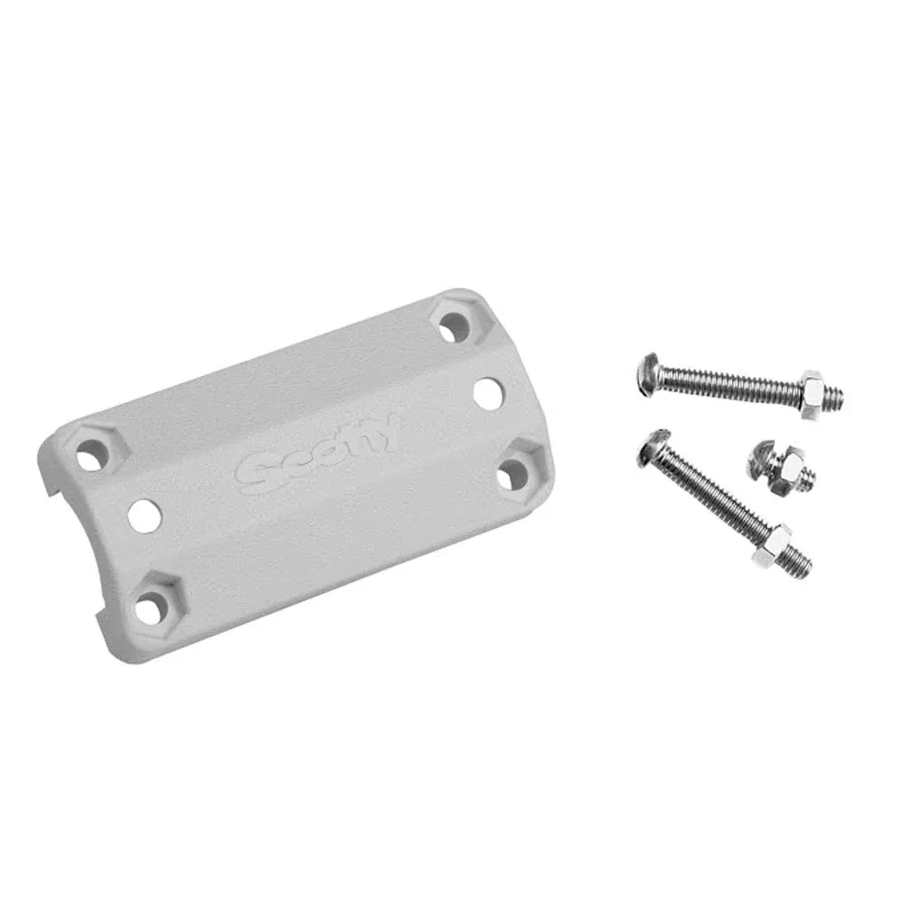Scotty 242 Rail Mount Adapter – 7/8″-1″ – White