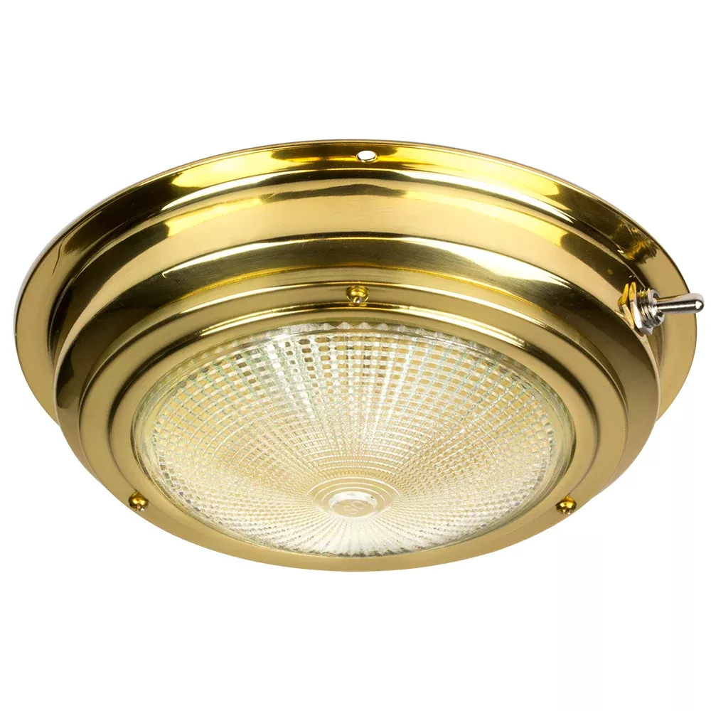 Sea-Dog Brass Dome Light – 5″ Lens | 400205-1