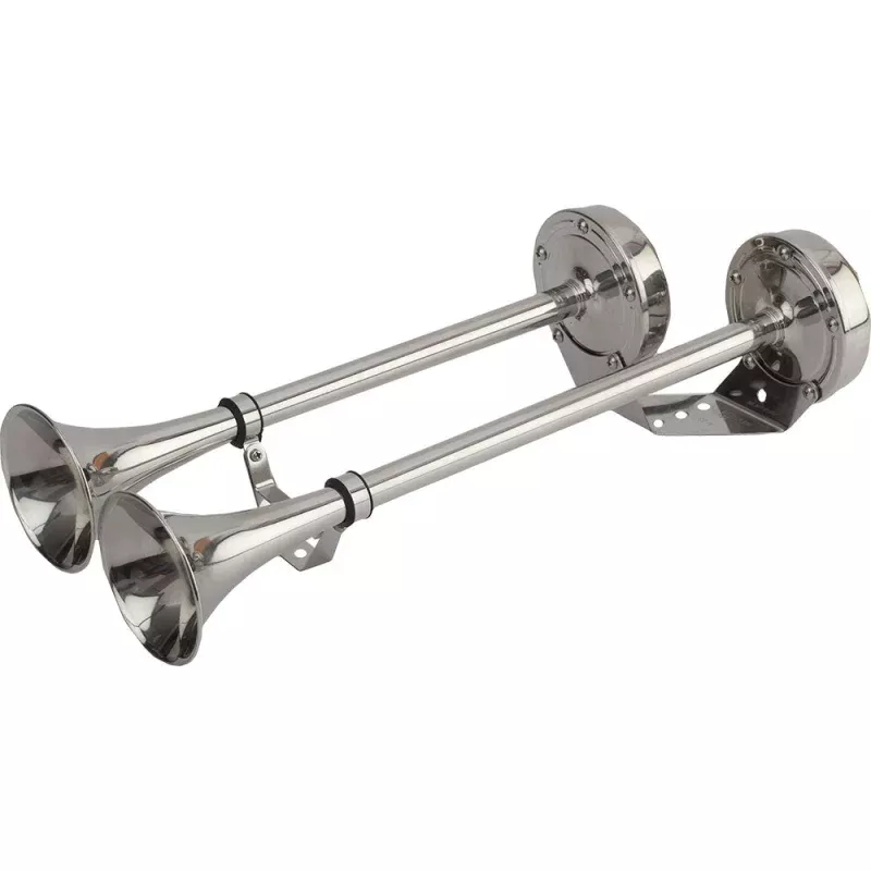 Sea-Dog MaxBlast Stainless Steel Trumpet 12V Horn – Dual