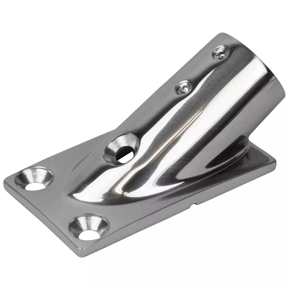 Sea-Dog Rail Base Fitting Rectangular Base 30 316 Stainless Steel 7/8 OD