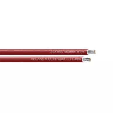 Sea-Dog Red 12 AWG Primary Wire Spool, 250-Foot