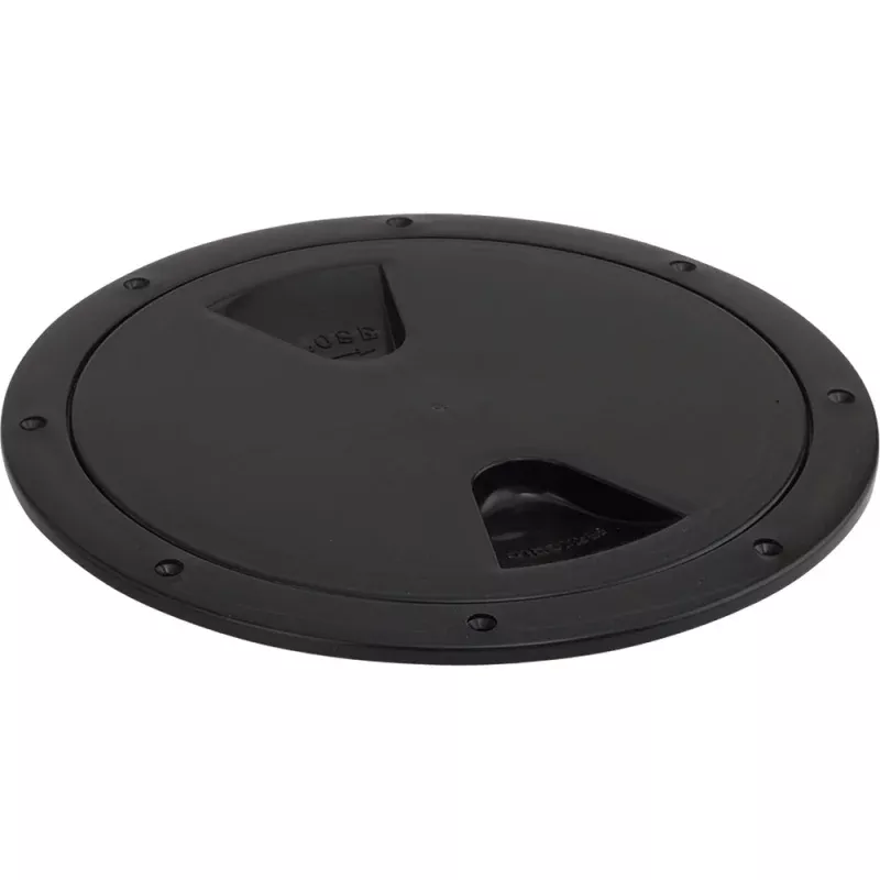 Sea-Dog Screw-Out Deck Plate – Black – 5″