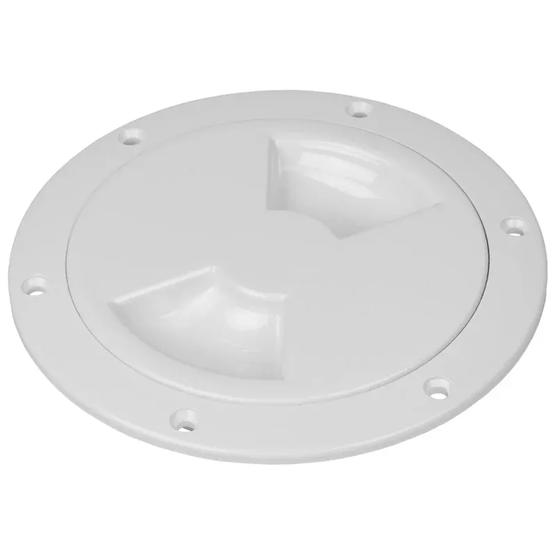 Sea-Dog Smooth Quarter Turn Deck Plate – White – 4