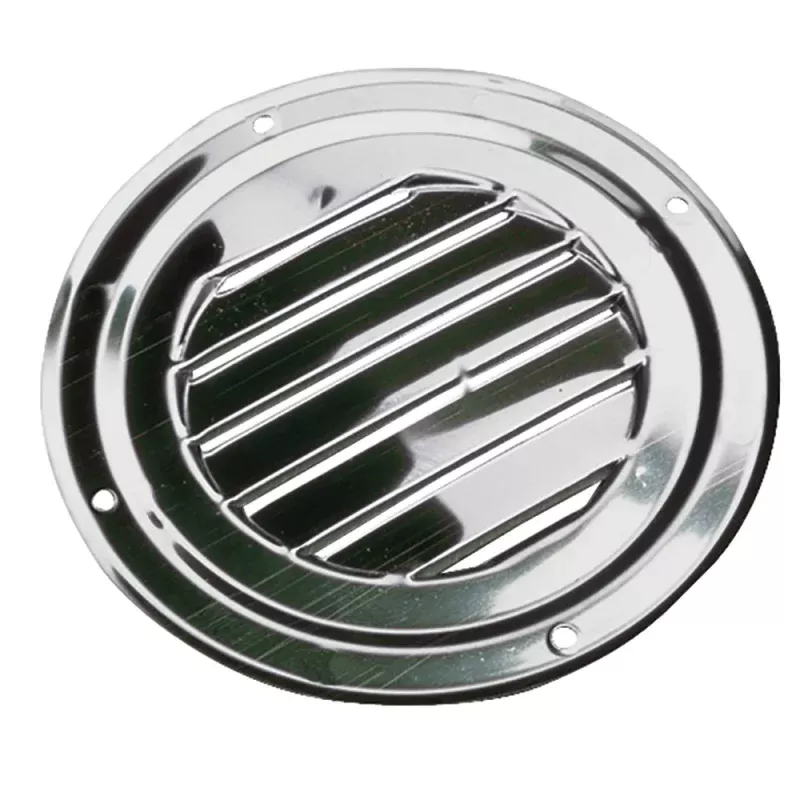 Sea-Dog Stainless Steel Round Louvered Vent – 4″
