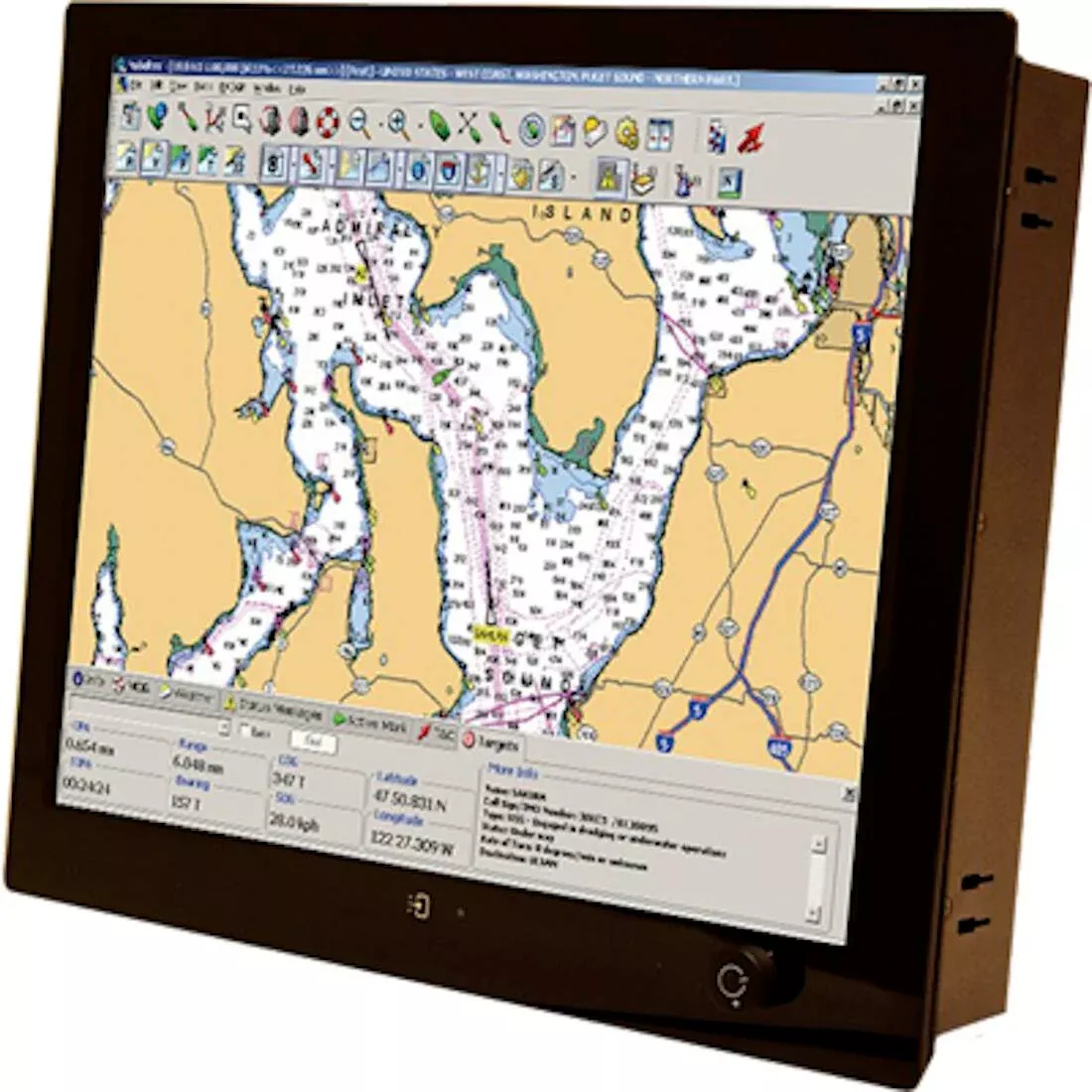 Seatronx 15" Sunlight Readable Touch Screen Display - SRT-15