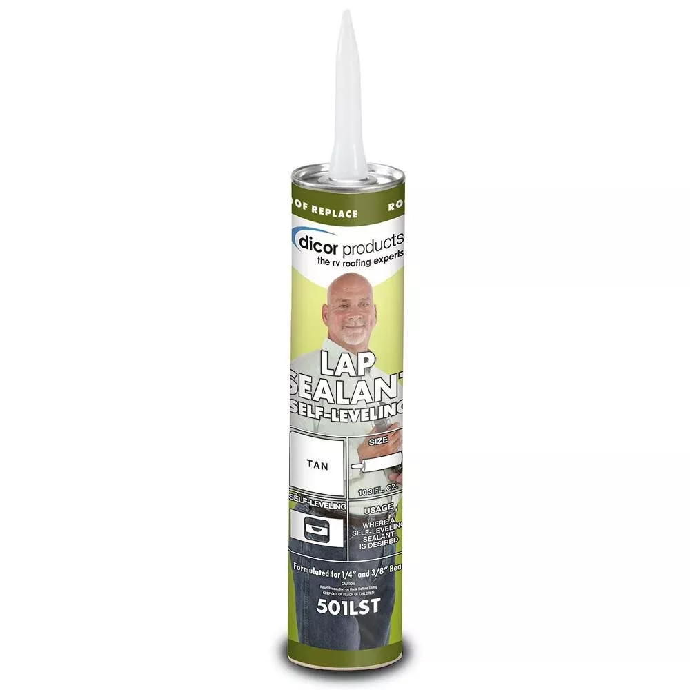 Self-Leveling Lap Sealant, 10.3 oz. tube - Tan