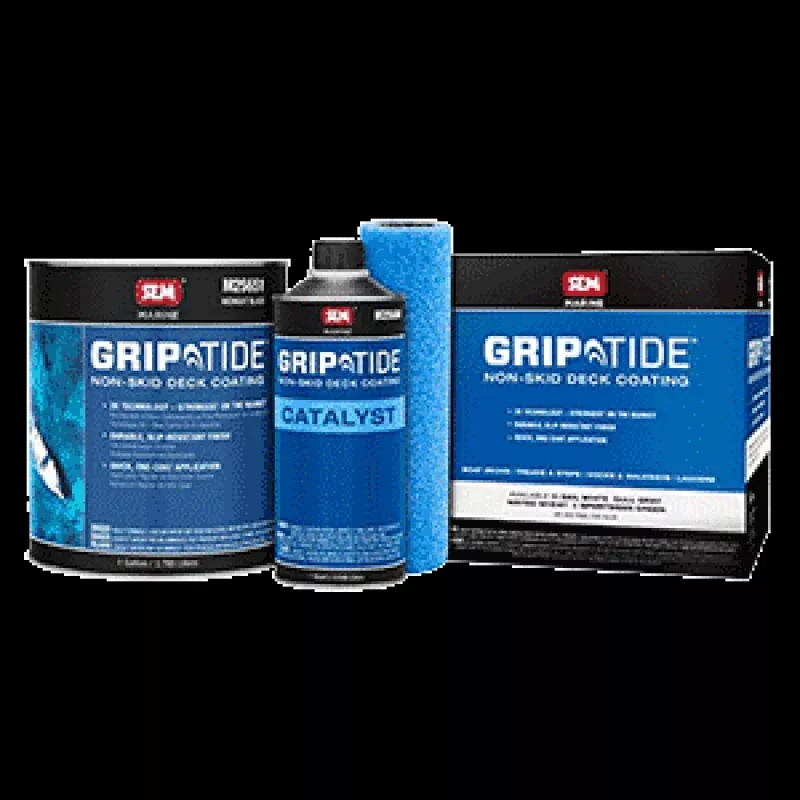 SEM GripTide Non-Skid Deck Coating Kit – Midnight Black