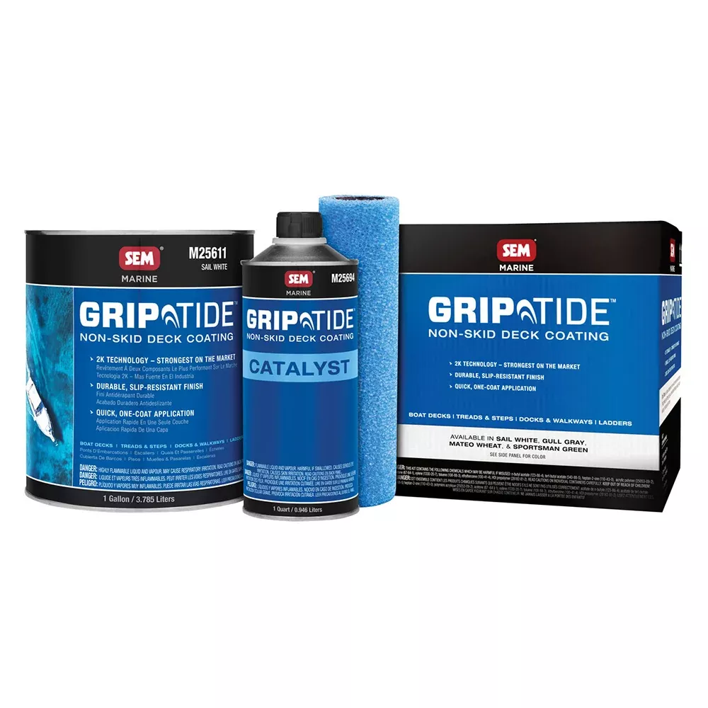 SEM GripTide Non-Skid Deck Coating Kit – Sail White