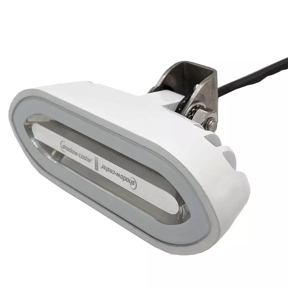 Shadow-Caster SCM-SL Series Bracket Mount Spreader Light – White Housing – White/Blue/Red
