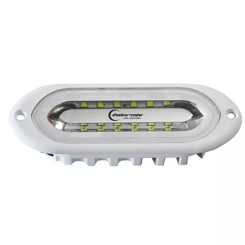 Shadow-Caster SCM-SL Series Flush Mount Spreader Light – White Housing – Full-Color