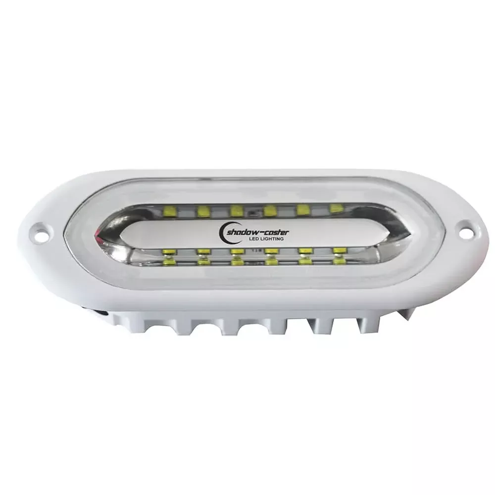 Shadow-Caster SCM-SL Series Flush Mount Spreader Light – White Housing – White/Blue/Red