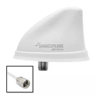 Shakespeare Dorsal Low Profile Antenna - White