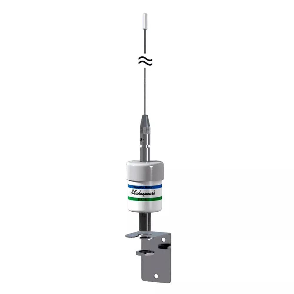 Shakespeare VHF 36in 5242-A SS Whip Low Profile End-Fed Antenna – No Cable