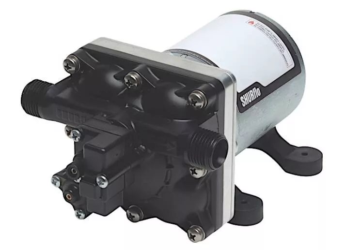 Shurflo Revolution 2.3 GPM 12 VDC 4 Chamber Water Pump• 4028-100-E54
